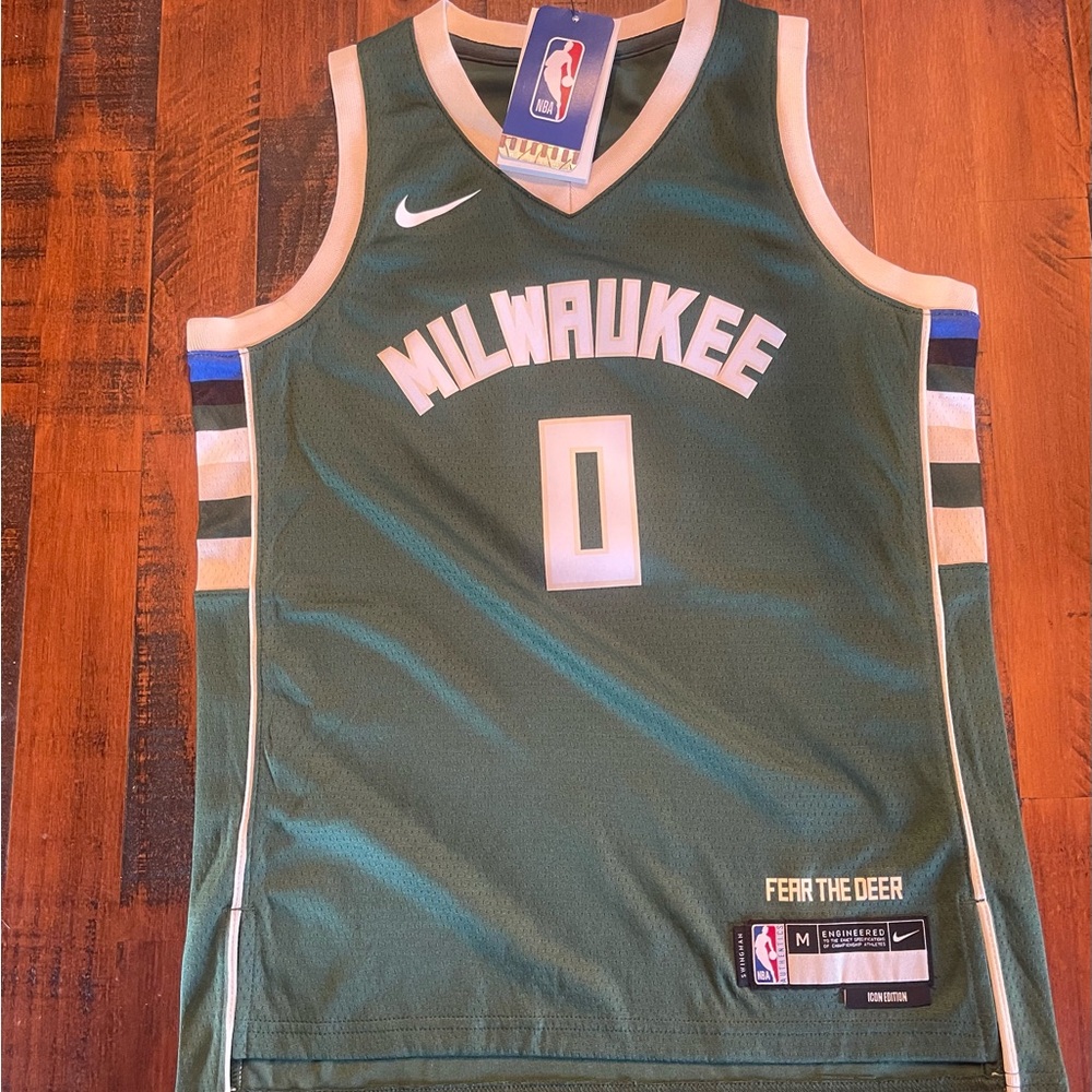 Nike Damian Lillard Milwaukee Jersey